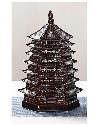 Keramische paarse zandtheekaddy, grote en kleine verzegelde opbergdoos, Pu'er Tea Black Tea Green Tea Pagoda Thee kan ornamenten