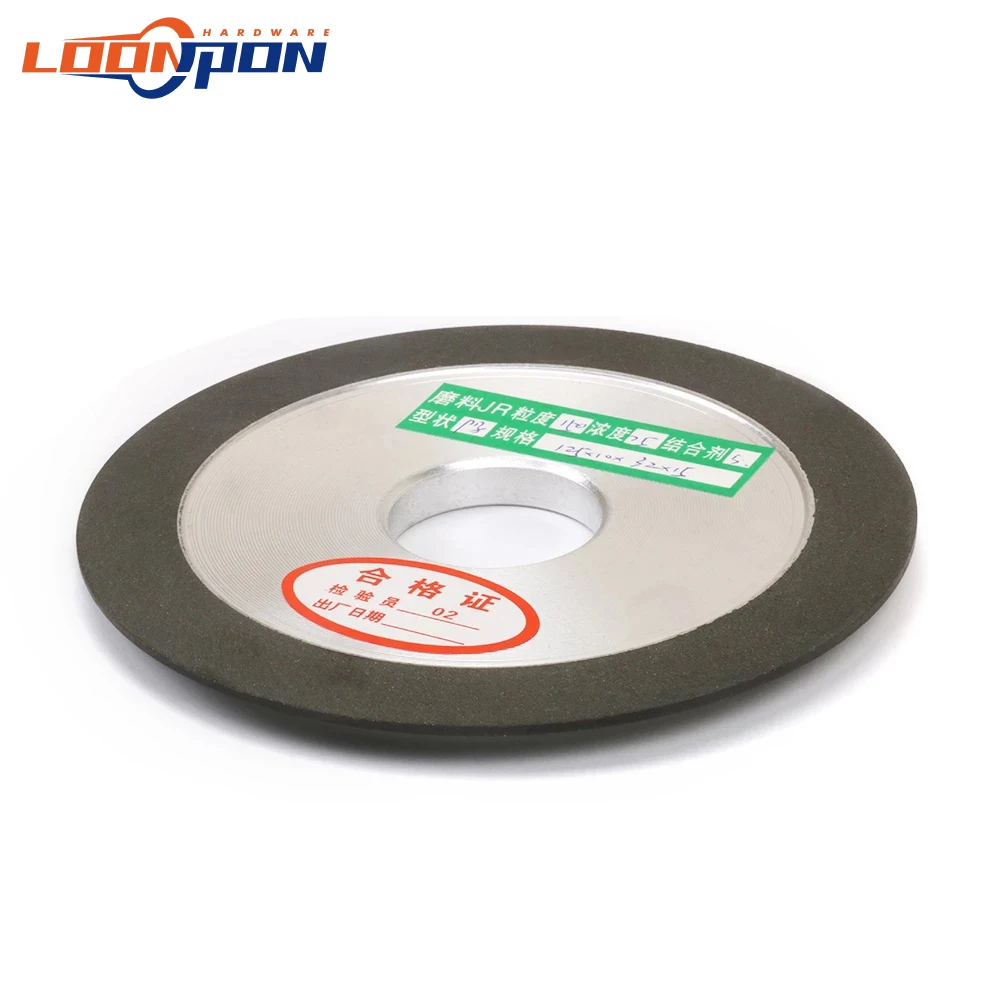 Disco de molienda de diamante de 125mm, muela de corte recubierta para herramienta de fresado de acero de tungsteno, diámetro de Metal de carburo