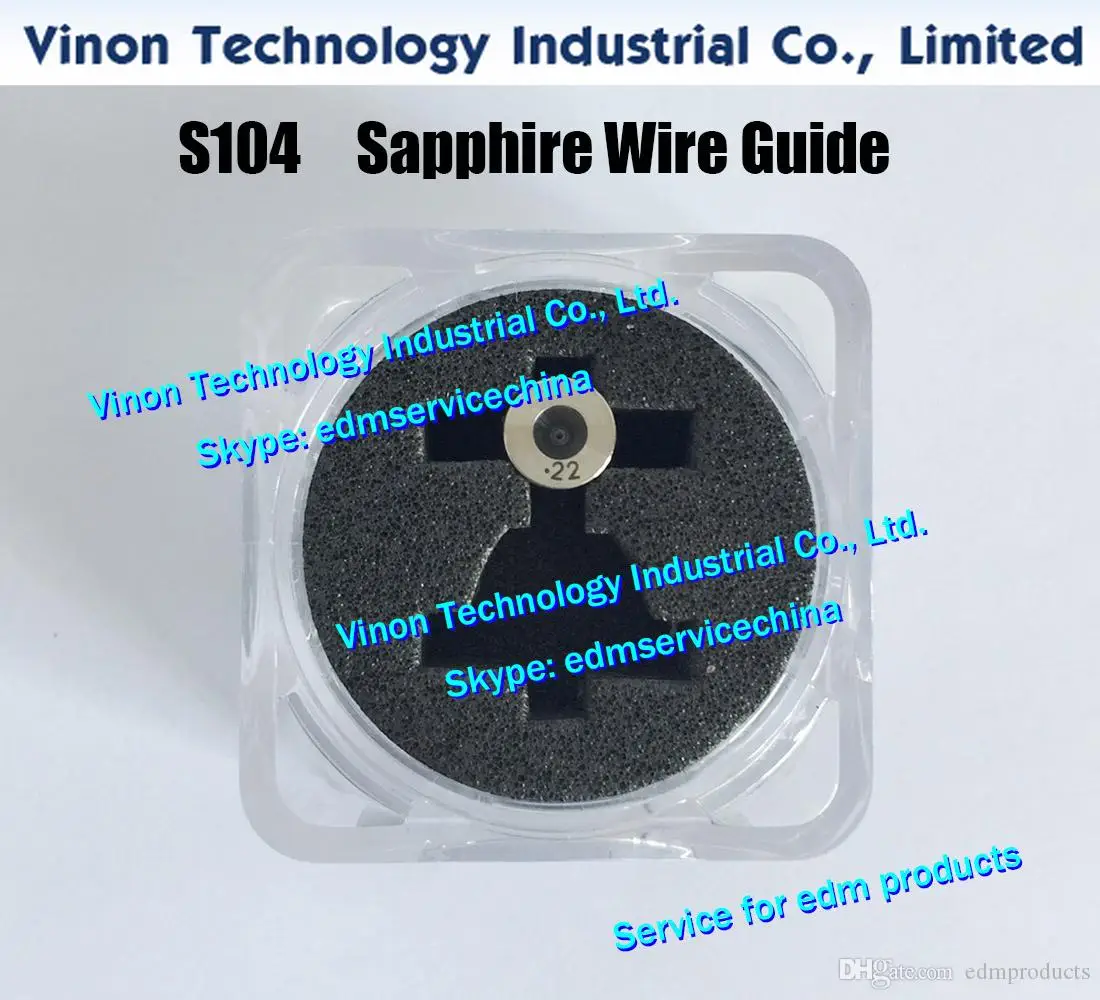 

Ø0.35mm edm Wire Guide (Sapphire) S104 3080227, Upper Sapphire dies guide A for AWT for AQ,A,EPOC edm machine EDM Sapphire Guide