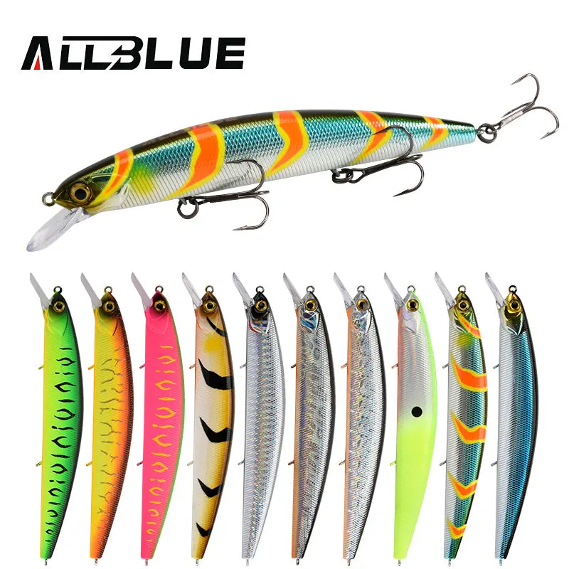 ALLBLUE New Suspend JERKBAIT CHANCE 130SP Fishing Lure 130mm 20g Wobbler Minnow Tungsten Longcast Bass Pike Bait Lure Tackle