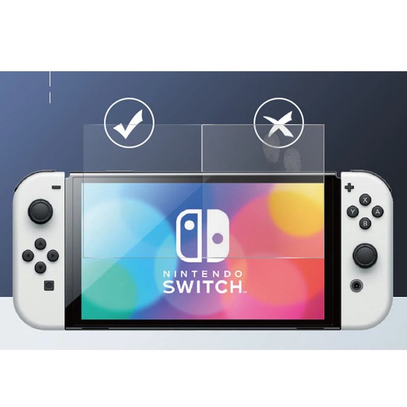 HAIFVA-Película protectora de pantalla de vidrio templado 9H HD para Nintendo Switch, Protector de pantalla OLED para Switch, accesorios de juego