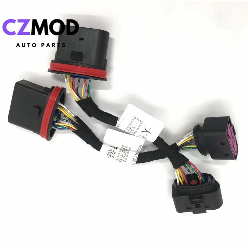 CZMOD Car Headlight Modification Upgrade Special Transfer Wire Adapter Harness Cable For Audi Q5 From 09-11 Xenon To 12-15 Xenon