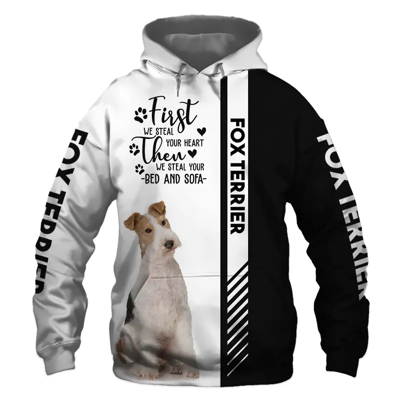 

Animal Fox Terrier Dog 3D Printed Unisex Deluxe Hoodie Men/Women Sweatshirt Streetwear Zip Pullover Casual Jacket Tracksuit