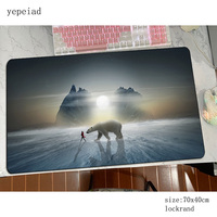 Polar Bear mousepad gamer cool new 70x40cm gaming mouse pad large HD pattern notebook accessories laptop padmouse ergonomic mat