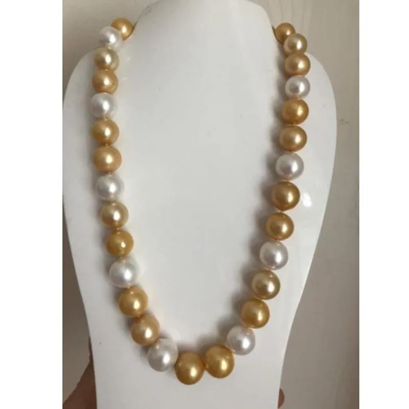 

gorgeous 11-12mm freshwater multicolor pearl necklace 18inch 925silver