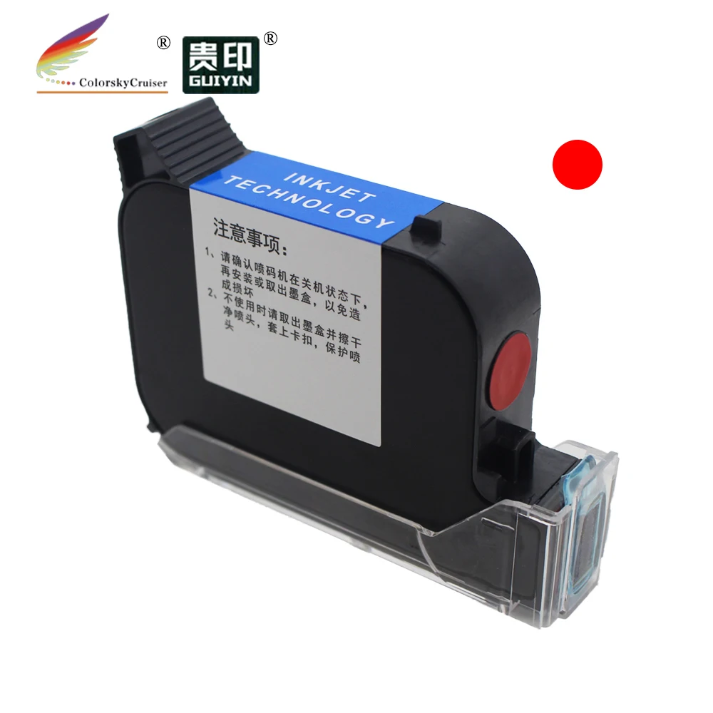 Imagem -03 - Rápido Seco Eco Solvente Inkjet Cartucho de Tinta Substituição para Handheld Portátil Impressora Arma Coder 600dpi Impressão Hgt 12.7 mm S127