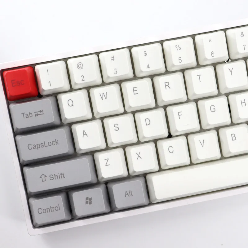 Zealer PBT Keycaps Profilo OEM Tastiera meccanica stampata superiore/laterale/blanchi 108 tasti compatibili con MX GK61/87