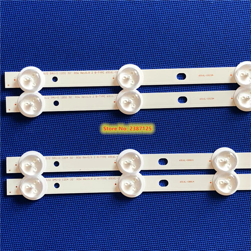LED Backlight Strip For 32 ROW Rev 0.6 6916L-0923A 6916L-0881A 32LM340T 32LS340T 32LS345T 32LS3110 LED32A2000V LC320DXN-(SE)(R3)