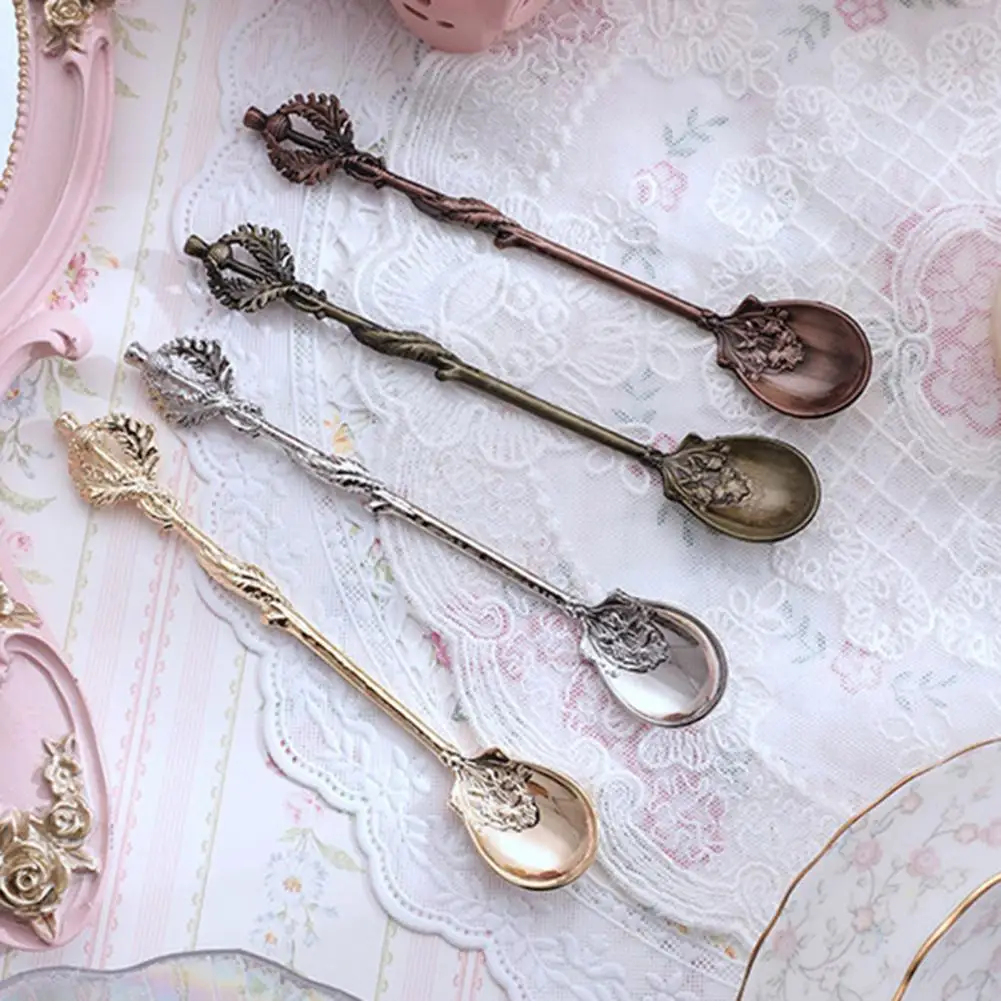 Tea Spoon   Dessert Stirring Mixing Spoon  Sugar Spoon High Quality Stir Bar Spoon