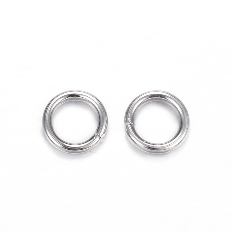 7mm/12mm 304 Stainless Steel Jump Rings Close but Unsoldered Split Rings for DIY Jewelry Making