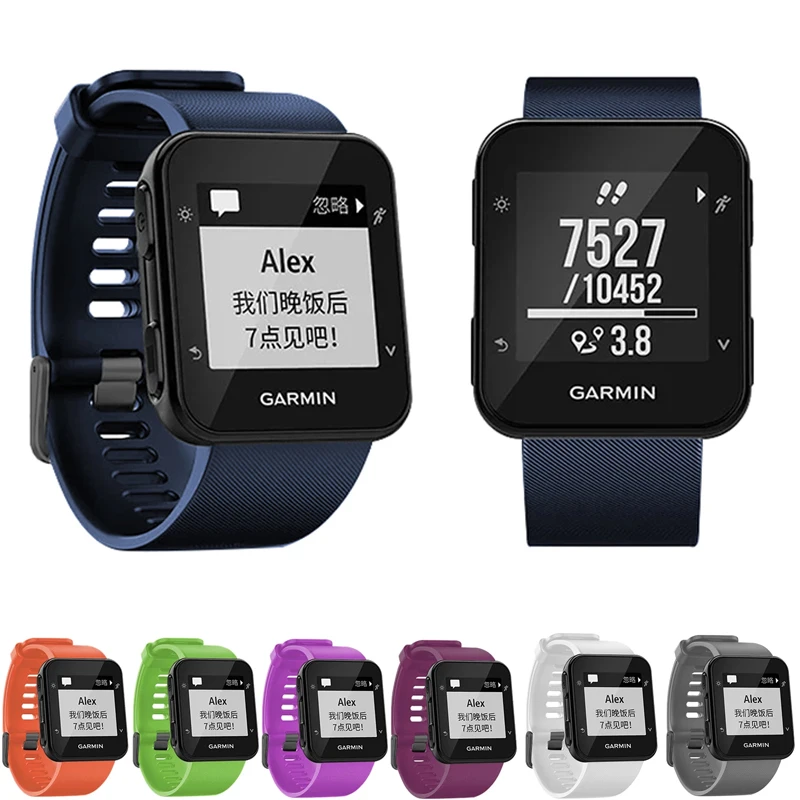

Ремешок для Garmin Forerunner 30/35, силиконовый спортивный браслет для смарт-часов, Аксессуары для браслета Garmin Forerunner30 35