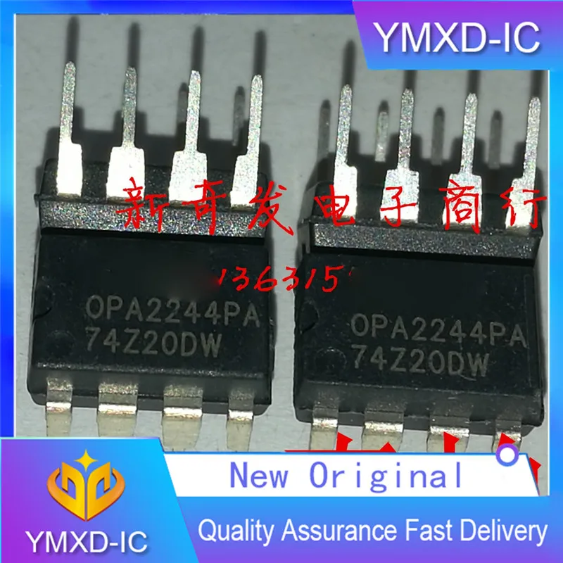 10Pcs/Lot New Original Opa2244pa Two-Operational Amplifier Audio Operational Amplifier Micro Power Consumption Single Power Chip