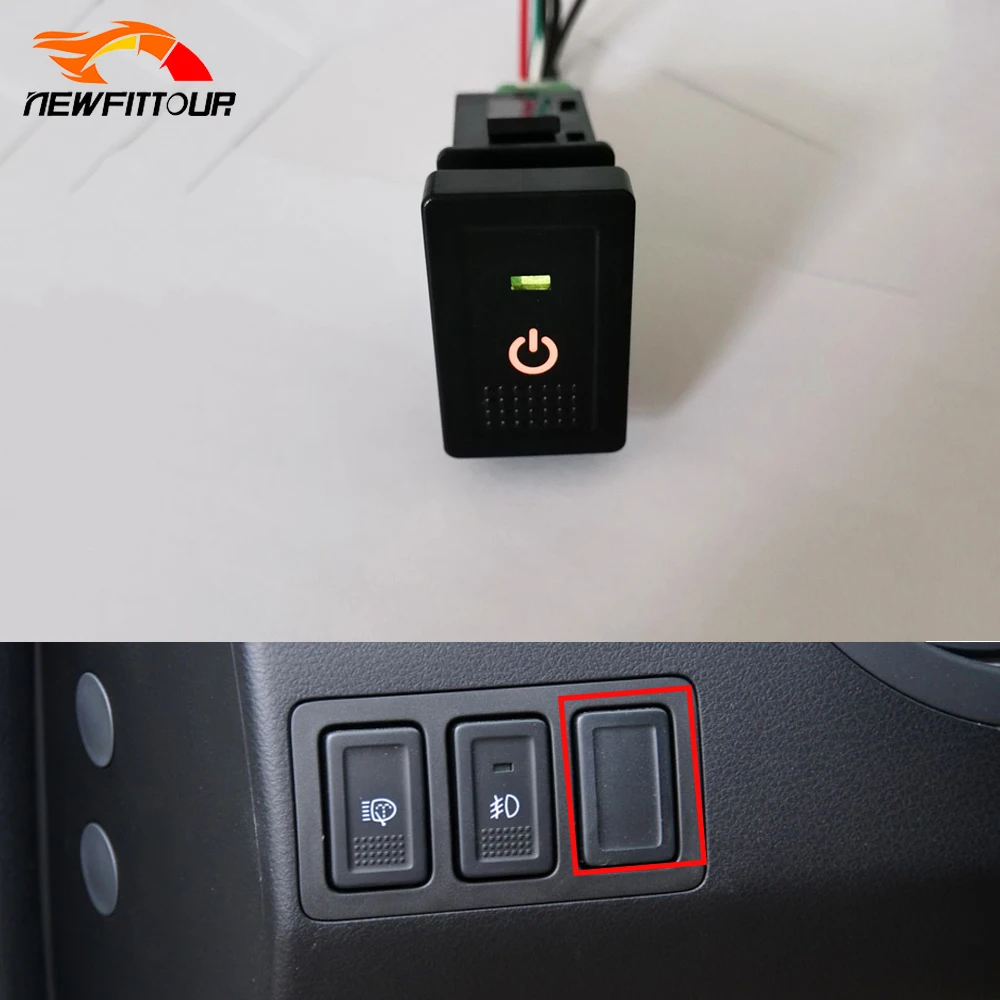 

Car Power On Off Switch Push Button with Connection Wire for Suzuki SX4 Swift Grand Vitara 2006-2012 Interior Part