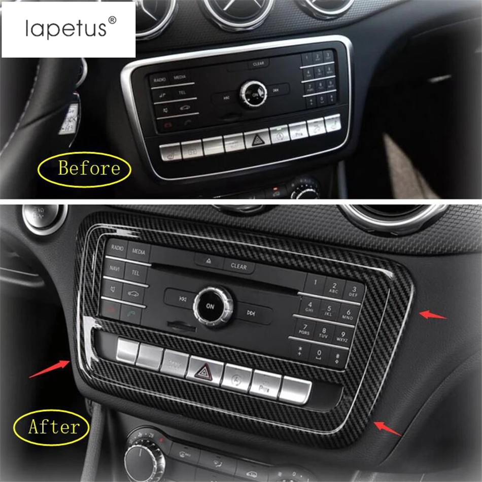 

Lapetus For Mercedes Benz A Class W176 B Class W246 GLA X156 CLA C117 2014 - 2018 Central Air Conditioning Panel Cover Kit Trim