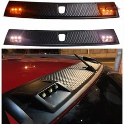 CITYCARAUTO CAR STYLING TOP ROOF COVER PLATE WITH LED LIGHTS TOP ROOF RACK PLATE COVER FIT FOR TOYTA HILUX REVO 2015-2017