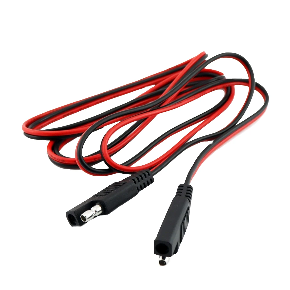 

5pcs Battery SAE To SAE DC Power Automotive Extension Connector Cable Cord for Cigarette 18AWG 2M