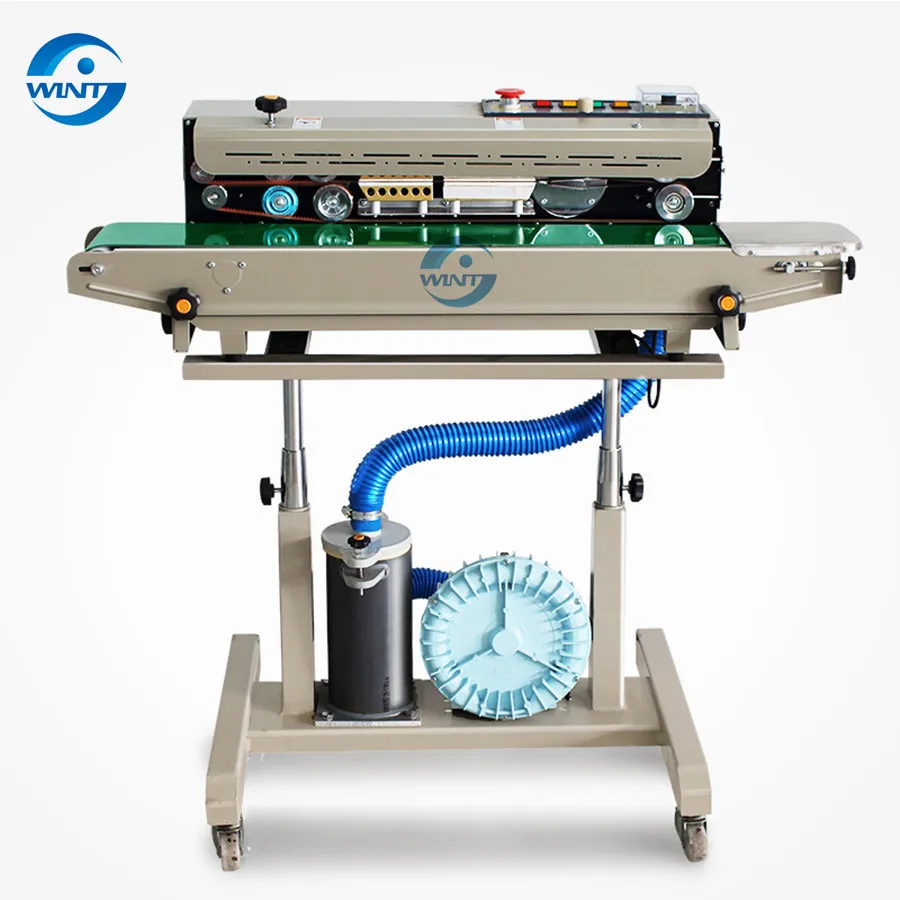 

DBF-1000 Continuous Gas Flushing Band Dealer Automatic Inflating Film/Bag Sealing Machine For Puffed Food Packaging