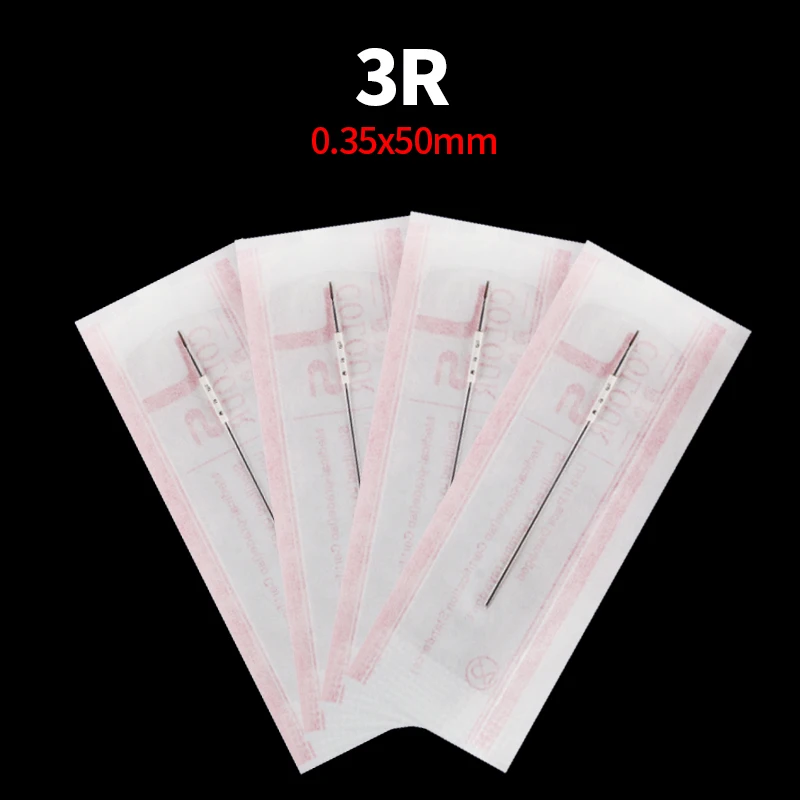 

3R Makeup Eyebrow Needles Sterilized 100pcs Permanent Makeup Needles Tattoo Needle free shipping