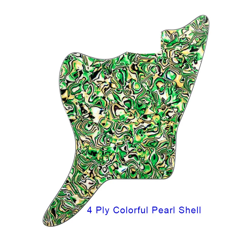 Custom Guitar Parts For Left Handed US Jazzmaster Style Blank With Fixed Screw Holes Guitar Pickguard Replacement