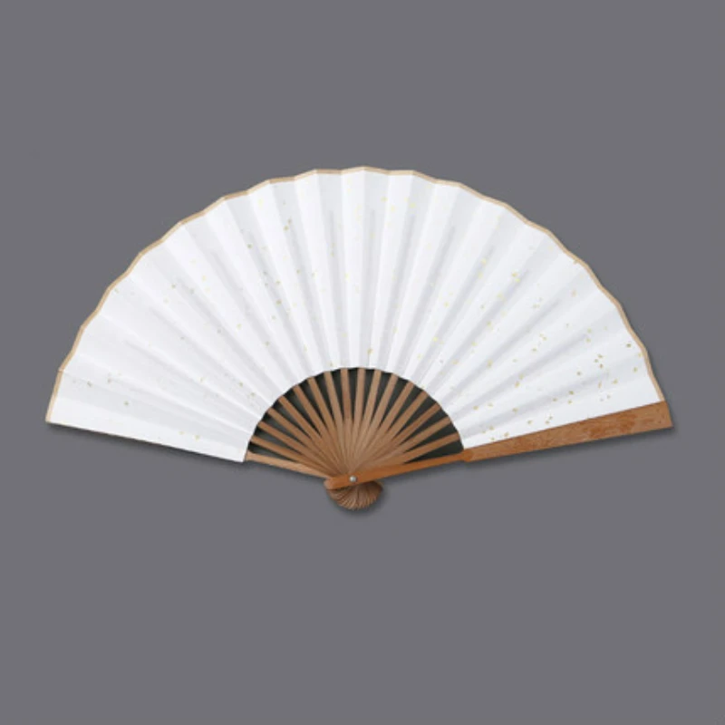 Folding Fan DIY Rice Paper Hand Fan Calligraphy Painting Ventilator Chinese Style Ventilatore Portable Classical Gift Summer