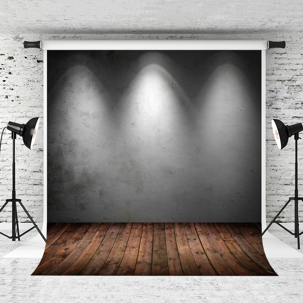 

VinylBDS 200X300CM Brick Wall Photography Backdrop Wood Floor Backgrounds For Photo Studio Baby Photography Camera Background