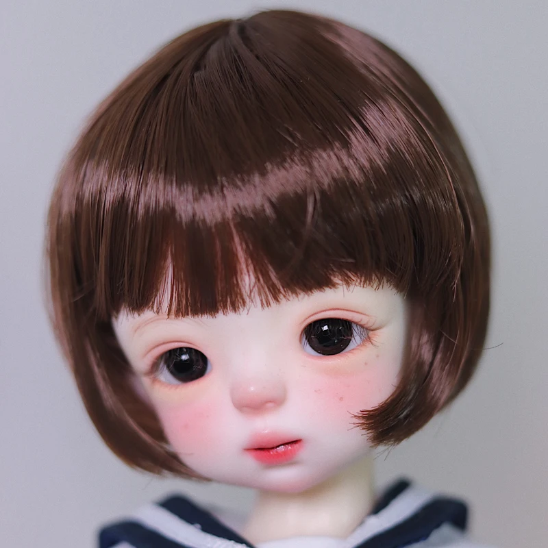 1/3 1/4 1/6 1/8 High Temperature Short Style Wire BJD Wig Hair Accessories