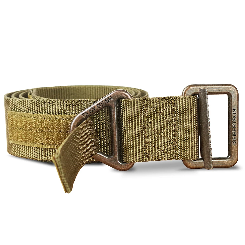 Seibertron Utility TDU da uomo 1.75 pollici Nylon Tactical CQB/Rigger Military Combat Duty Belt fibbia in metallo 3 anni di garanzia