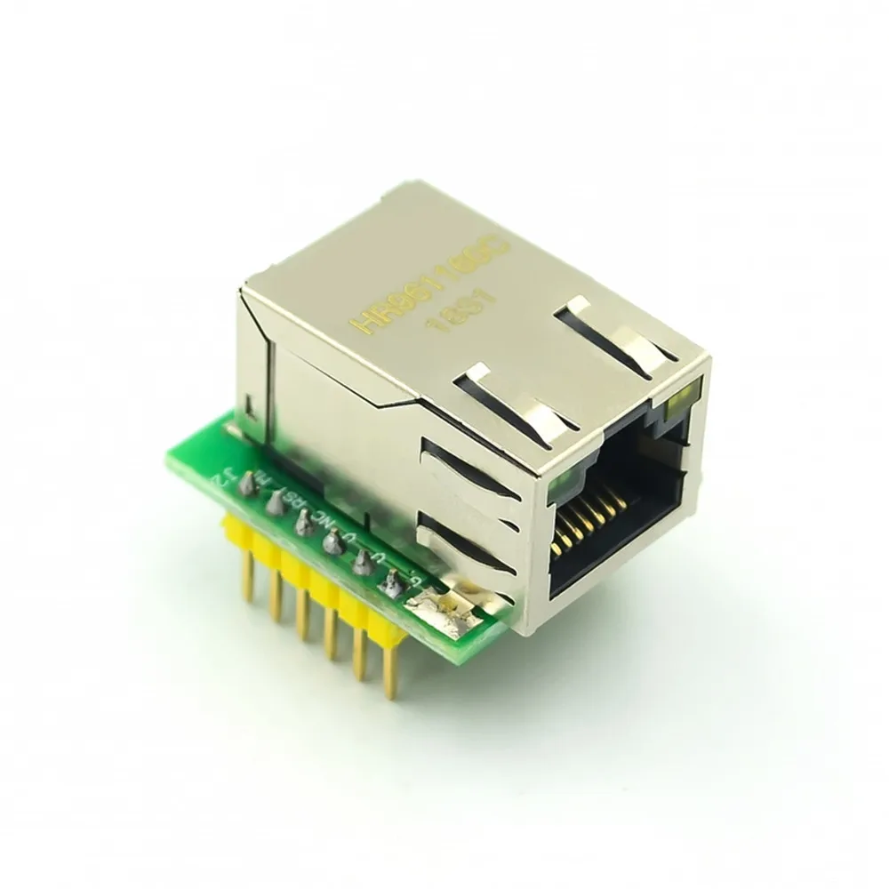 Taidacent – Module W5500 USR-ES1 WIZ850IO, bouclier Ethernet, pile de protocole TCP IP, adaptateur Ethernet SPI vers RJ45