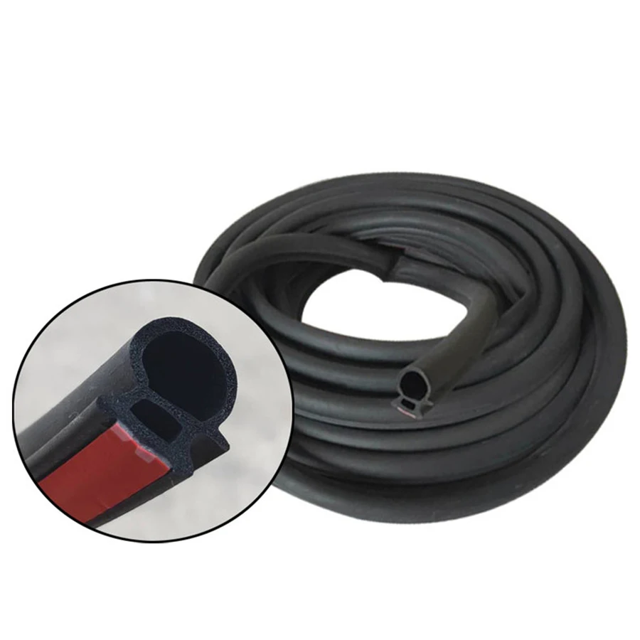 5M Truck Door Rubber Seal Strip Dust-proof Lorry Door Rubber Seal Weather Strip Universal