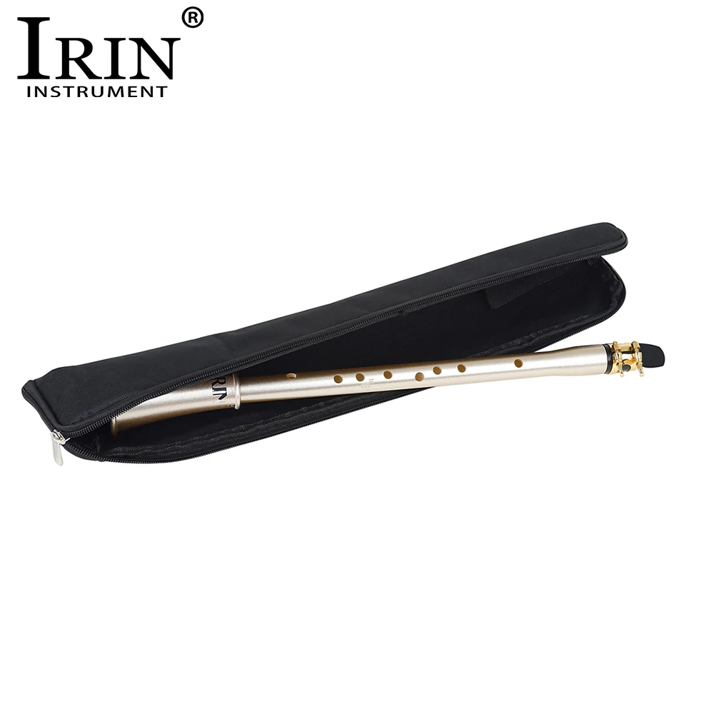 IRIN Eb Key Mini Clarinet-Saxophone Woodwind Instrument Compact Clarinet Sax for Beginners With Carry Bag Music Accessories