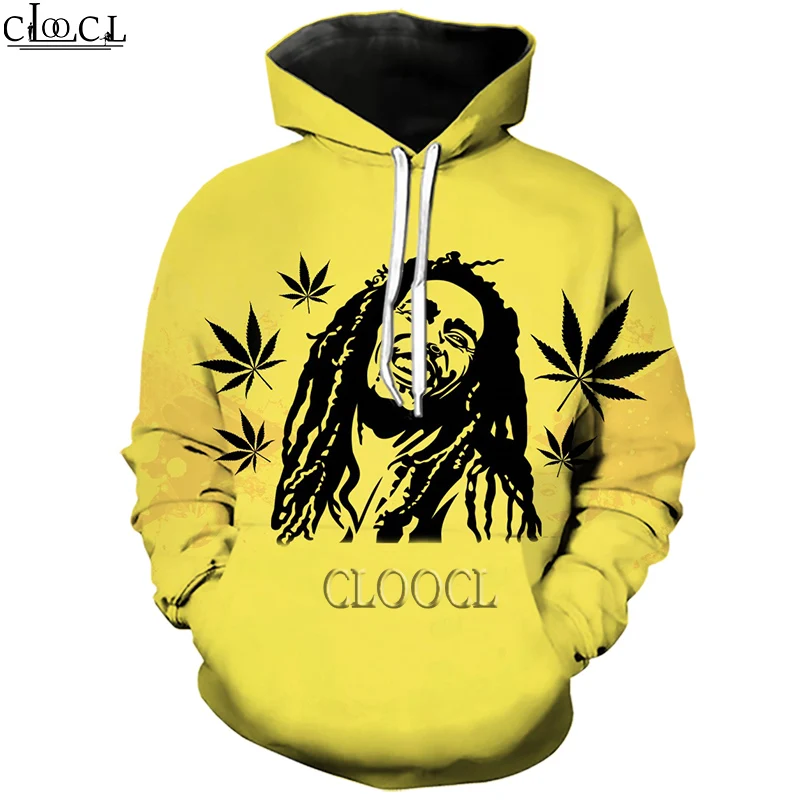 HX Singer Reggae Creator Bob Marley 3D Print Fashion Hoodie Harajuku Streetwear Men Women Tracksuit Autumn Tops Drop Shipping