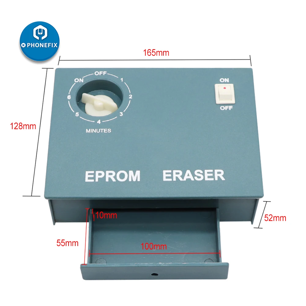 UV Eprom Eraser Erase Ultraviolet Light Erasable Timer Ultraviolet EPROM Eraser EPROM Data Erase Tool Erase 6 Chips