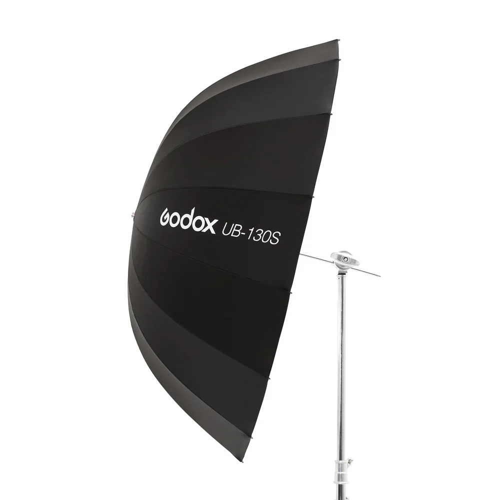 Godox UB-85D 85cm White Parabolic Reflective Transparent Soft Umbrella Studio Light Umbrella with Black Silver Diffuser Cover