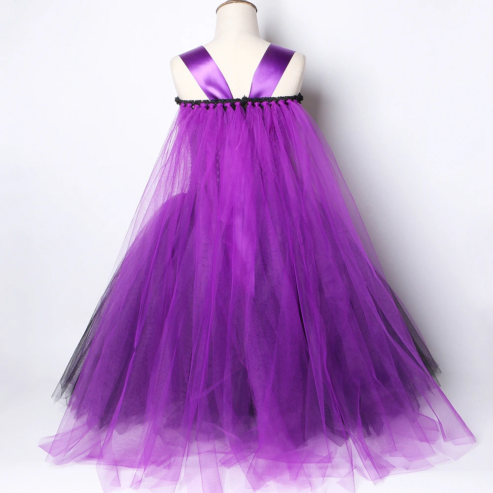 Snow Queen 2 Anna Dress Up Costumes for Girls Kids Long Tutu Dresses Children Cosplay Fancy Costume for Birthday Christmas Party