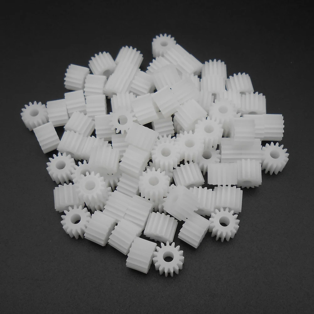 50Pcs 0.5M 15 Teeth (15T) Plastic Spur Gear 0.5M15T3.2A 8.5MM Diameter 6MM Height 3.2MM Aperture 3.15MM Tight Distribution 3.2A - Image 4