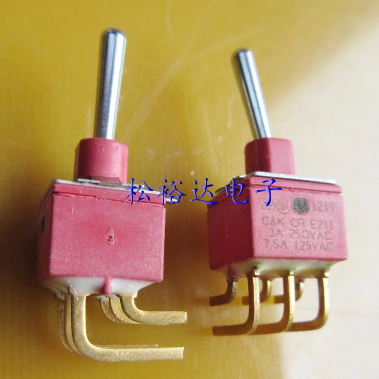 

Original New 100% E211 toggle switch 3gear 6pin locking aperture 6mm