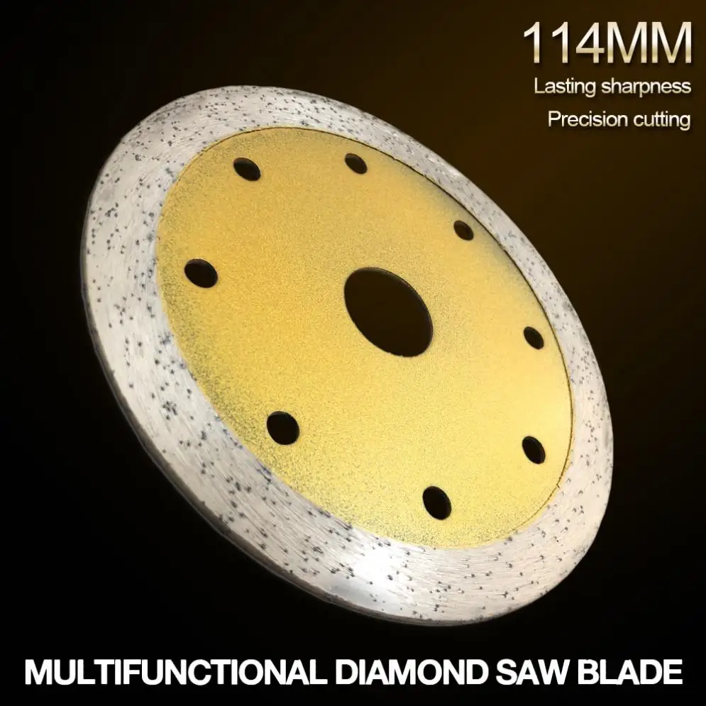 Turbo Shape Diamond Saw Blade Volcanic Rock Cutting Blade Support Wet and Dry Cutting for Concrete \ Stone \ Masonry \ Brick