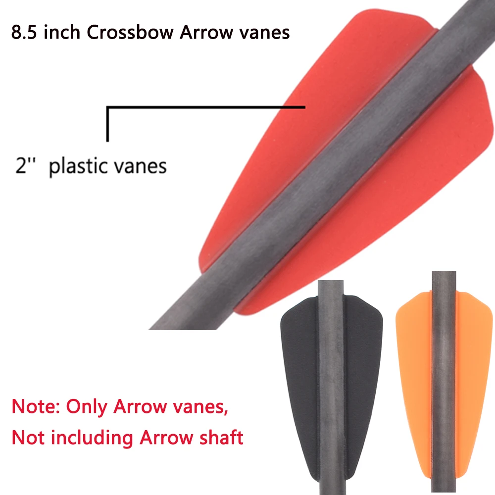 

60/100pcs Crossbow Arrow vanes 2 inch TPU vanes hunting shooting accessories(Note: Only Arrow vanes, Not including Arrow shaft