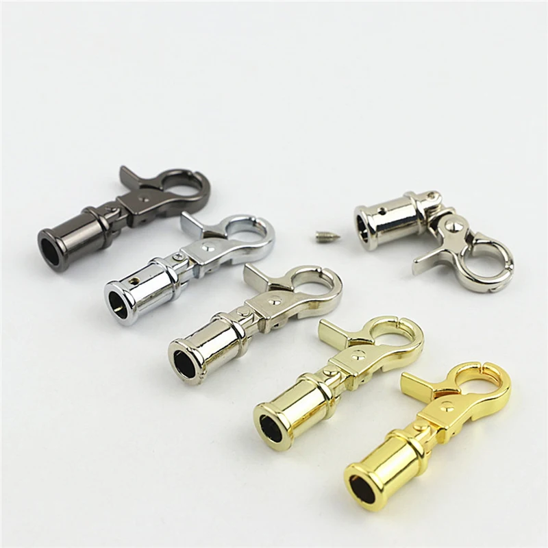 2pcs Metal Bag Side Edge Hang Buckle Fashion Hook Clasp for DIY Leather Craft Bag Strap Belt Handle Shoulder Accessories