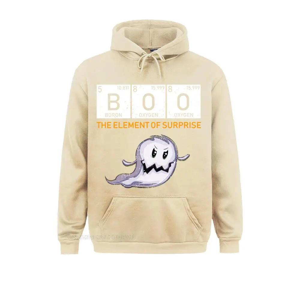 Print Sweasweater Mannen Grappige Halloween Het Element Van Verrassing Boo Mannen Trui Hoodie Chemische Periodieke Tafel Wetenschap Geek