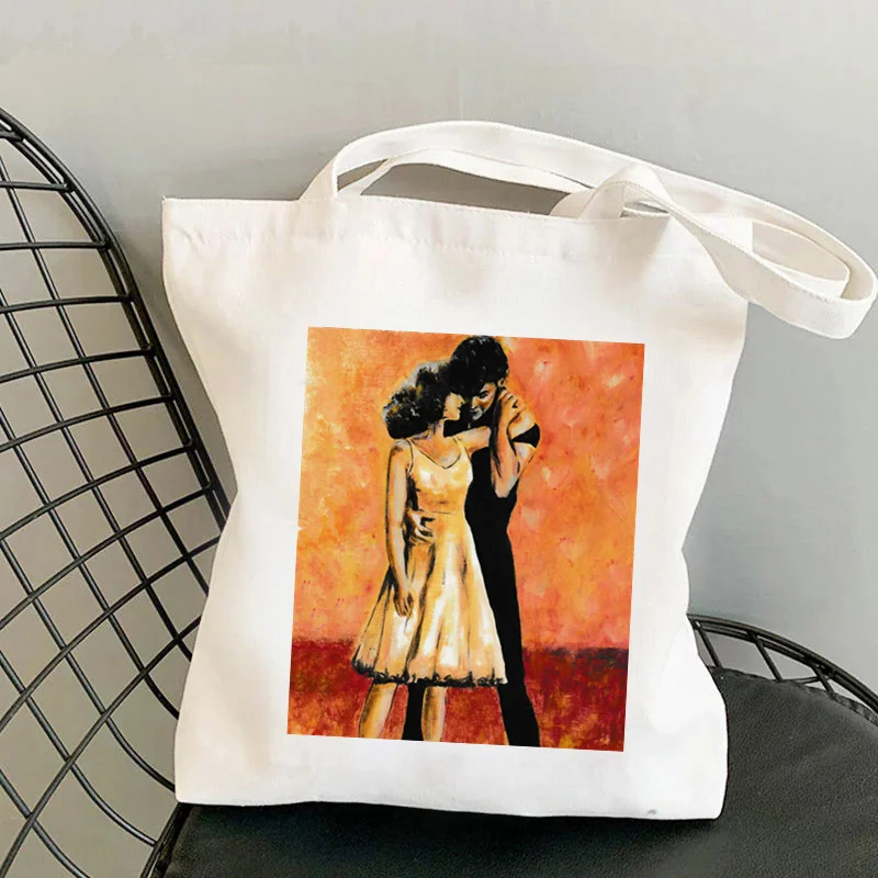 

Shopper dirty dancing favorit Kawaii Bag Harajuku women Shopping Bag Canvas Shopper Bag girl handbag Tote Bag Shoulder Lady Bag