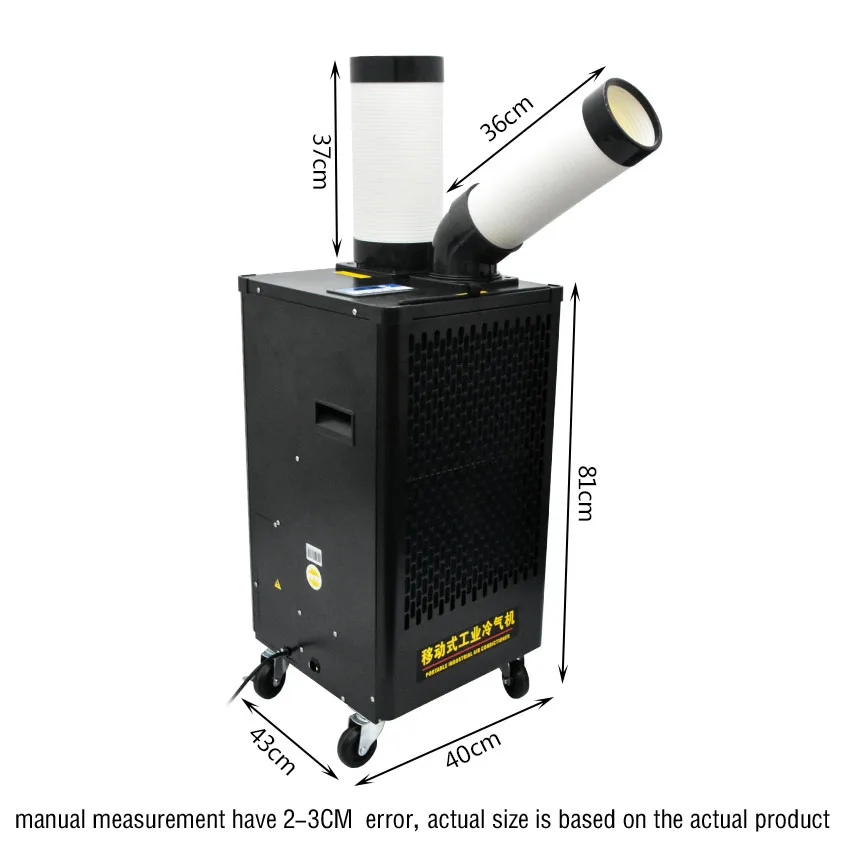 Bengkel Pabrik Dingin Pendingin, Mesin Pendingin Komersial Mobile AC Industri Bagian Air Cooler Equipment