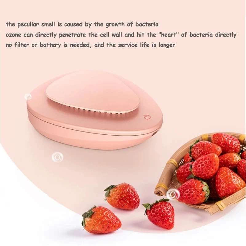 Kuchnia ozonizator oczyszczacz powietrza domowy Mini dezodorujący Usb akumulator oczyszczanie do lodówki przenośna przestrzeń czysty zapach