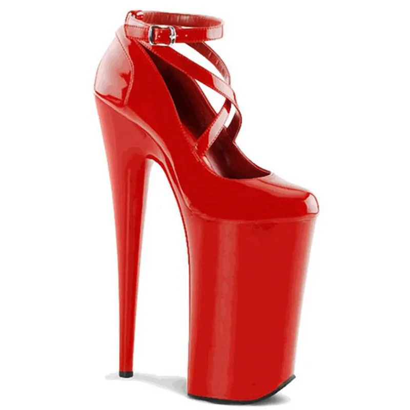 2022 nuove scarpe da donna tacchi alti da donna sexy di alta qualità 20cm stiletto punta tonda impermeabile 10cm 34-45 46