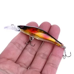 1pc Minnow Fishing Lures 80mm 6.3g Wobbler Fishing Tackle 8 Colors Available Good Quality Bionic Hard Baits Treble Hooks Tackle