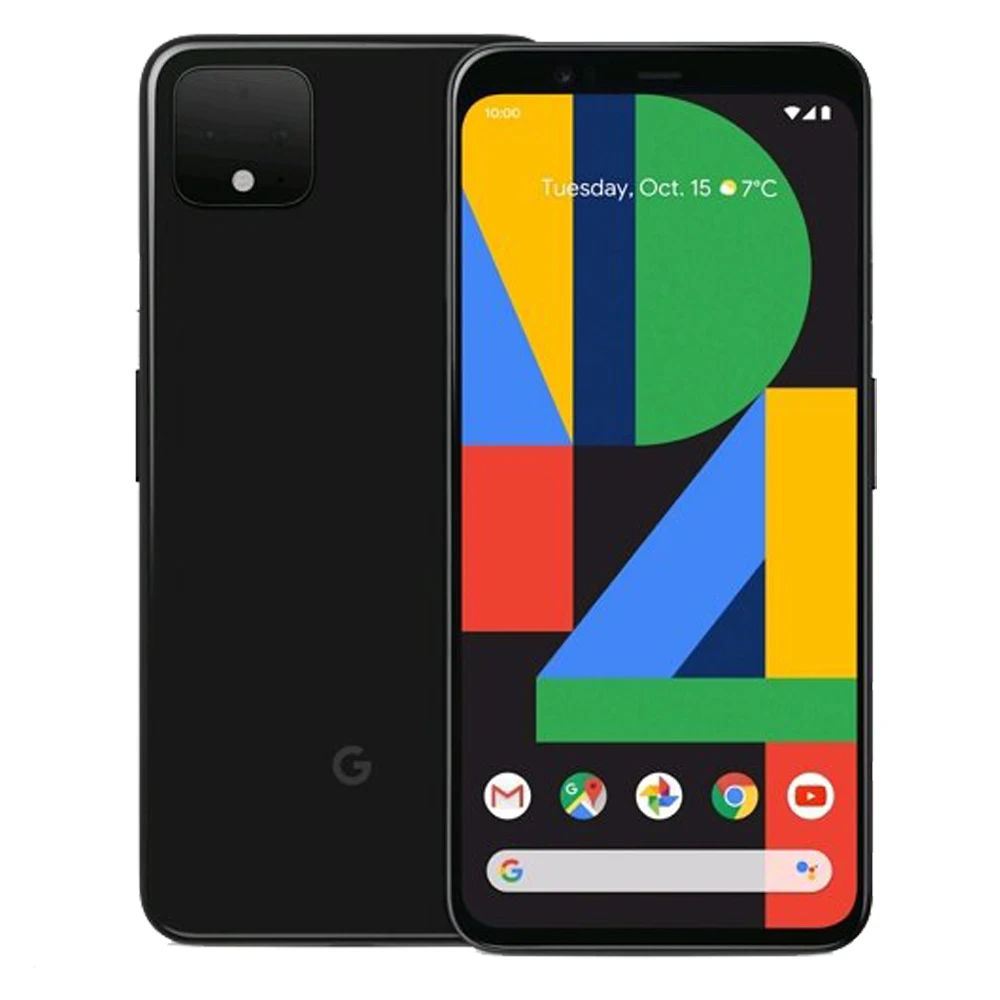 Google-Pixel 4 XL携帯電話,6.3インチ画面,6GB RAM, 64GB ROM,128GB ROM, NFC,snapdragon Face ID,オクタコア,ロック解除,オリジナル