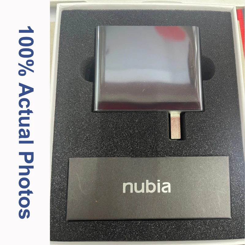 2 IN1 Original For Nubia Red Magic 6 Pro 120 Watt Charger USB Dual Type-C PD Fast Charger Wall Charger Adapter 6A Cable USB-C