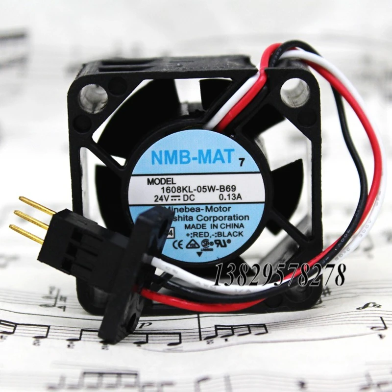 New original NMB 1608KL-05W-B69 0.13A 4cm 4020 DC24V inverter fan with plug