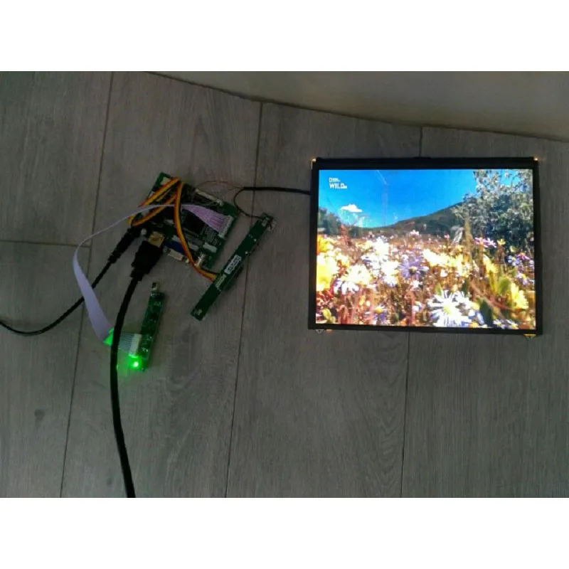 Kit de painel de led remoto compatível com hdmi, placa de controlador vga 9.7 "compatível com hdmi, 1024x007 30pin LP097X02-SLA8/slp5/sld5/sld6/tren6 2av