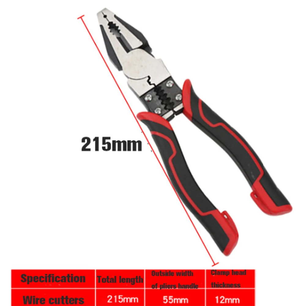 Pinze multifunzione Set utensili manuali tronchesi di livello industriale/naso lungo/pinze a becco diagonale elevata durezza e durata